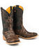 Image #1 - Tin Haul Men's Keep Out Western Boots - Broad Square Toe, Black, hi-res