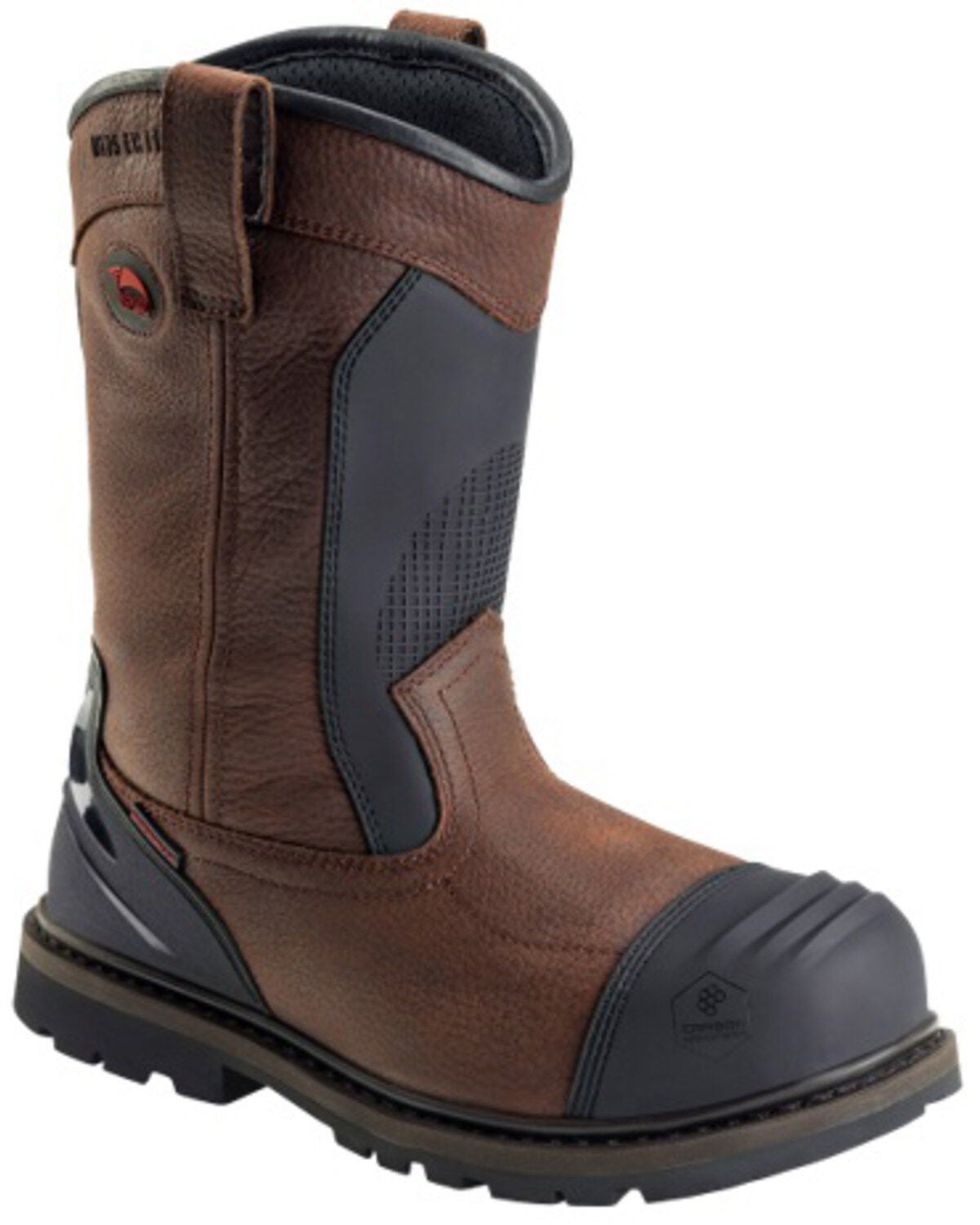 Avenger Men's Hammer Met Guard Western Work Boots - Carbon Safety Toe, Brown, hi-res
