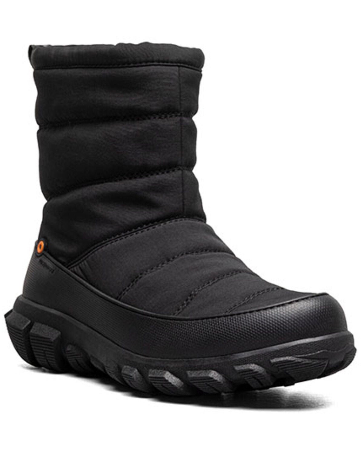 Bogs Women's Cedar Quilt Waterproof Boots - Soft Toe, Black, hi-res