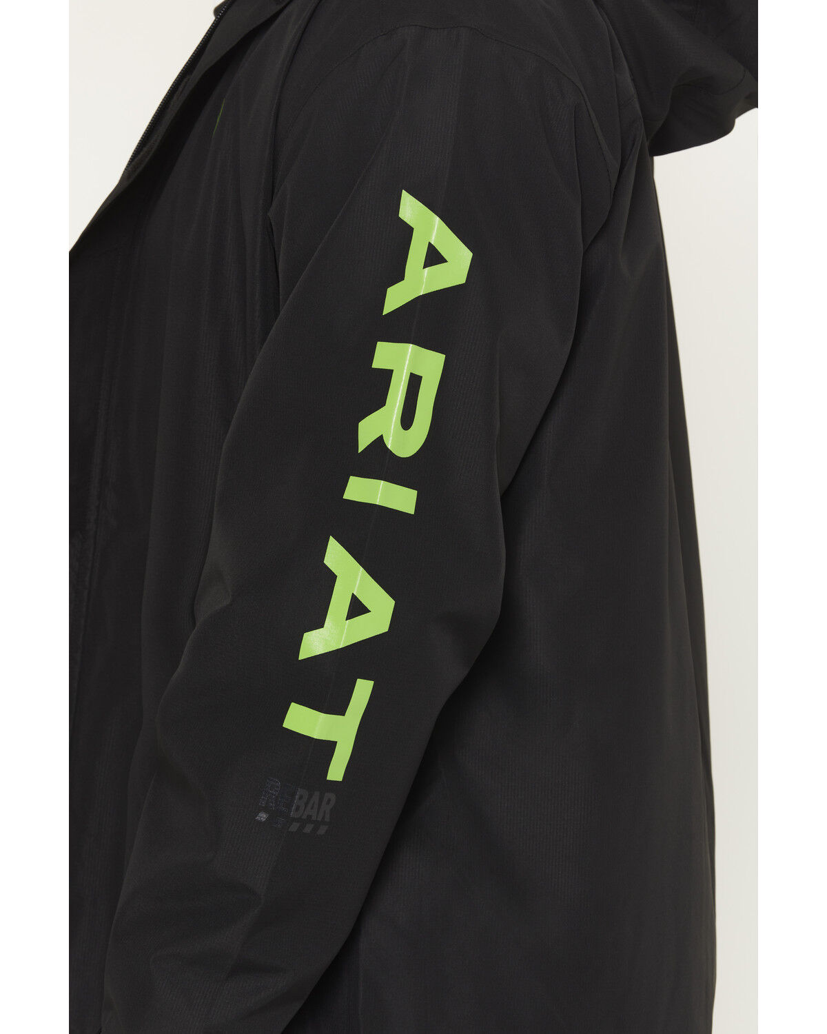 Image #3 - Ariat Men's Rebar Stormshell Logo Waterproof Jacket, Black, hi-res