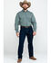 Image #6 - Tuf Cooper Men's Competition Brown Check Plaid Long Sleeve Western Shirt, Brown, hi-res