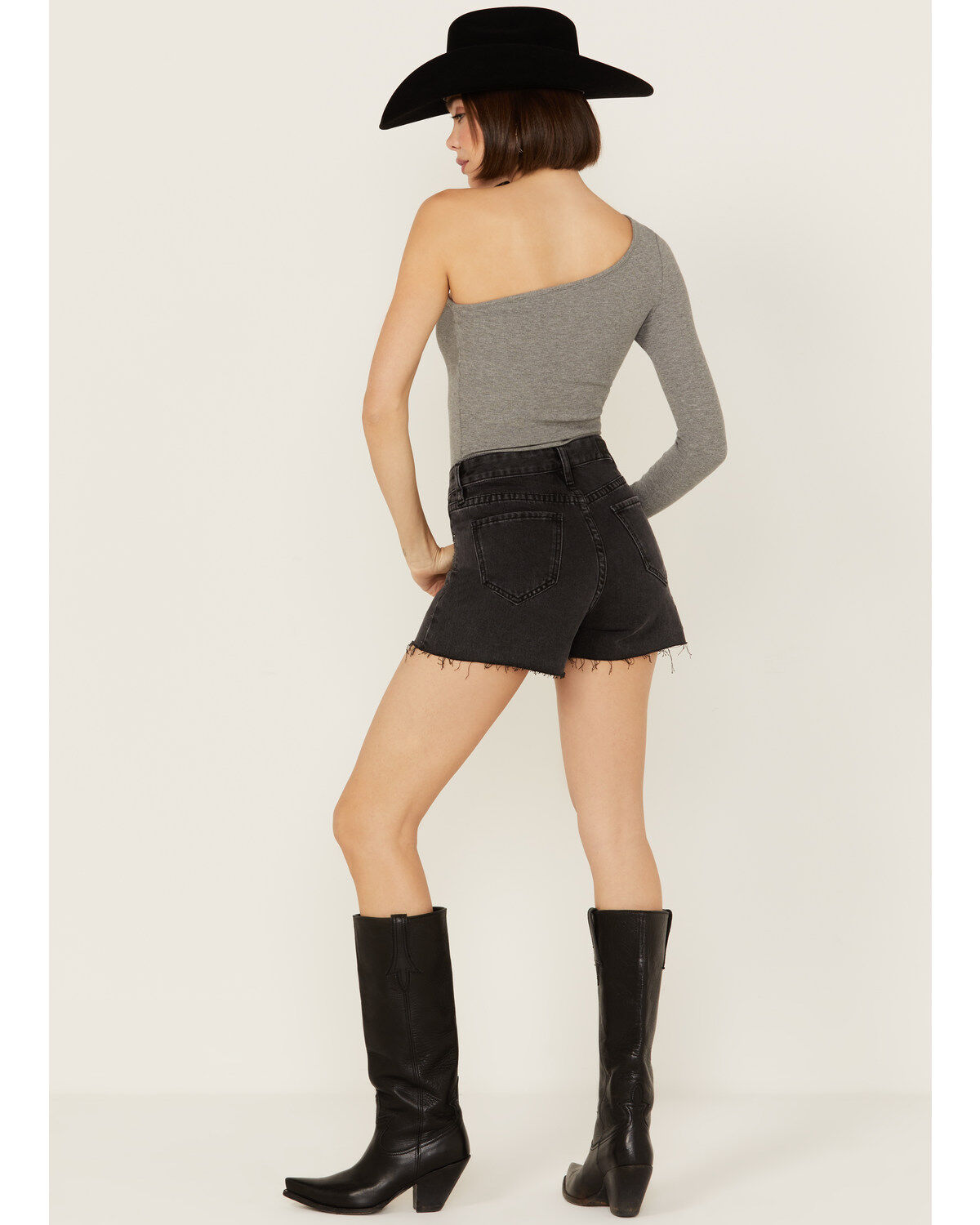 Product Name:  Rock & Roll Denim Women's High Rise Studded Cut Off Shorts