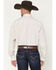 Image #4 - George Strait by Wrangler Men's Geo Print Long Sleeve Button-Down Stretch Western Shirt, Orange, hi-res