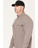 Image #2 - Forge Workwear Men's FR Tecasafe Long Sleeve Button-Down Western Shirt, Grey, hi-res