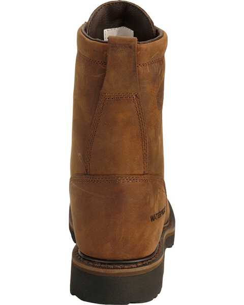 Image #7 - Justin Men's 8" Drywall EH Waterproof Work Boots - Steel Toe, , hi-res