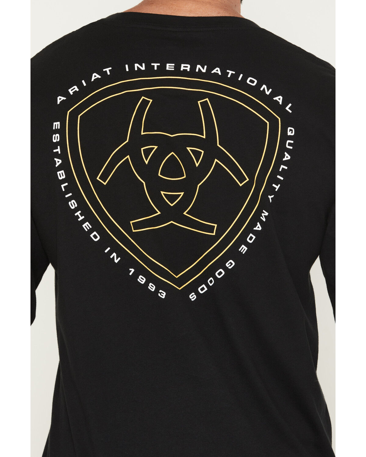 Image #4 - Ariat Men's Easy Rider Long Sleeve Graphic T-Shirt, Black, hi-res
