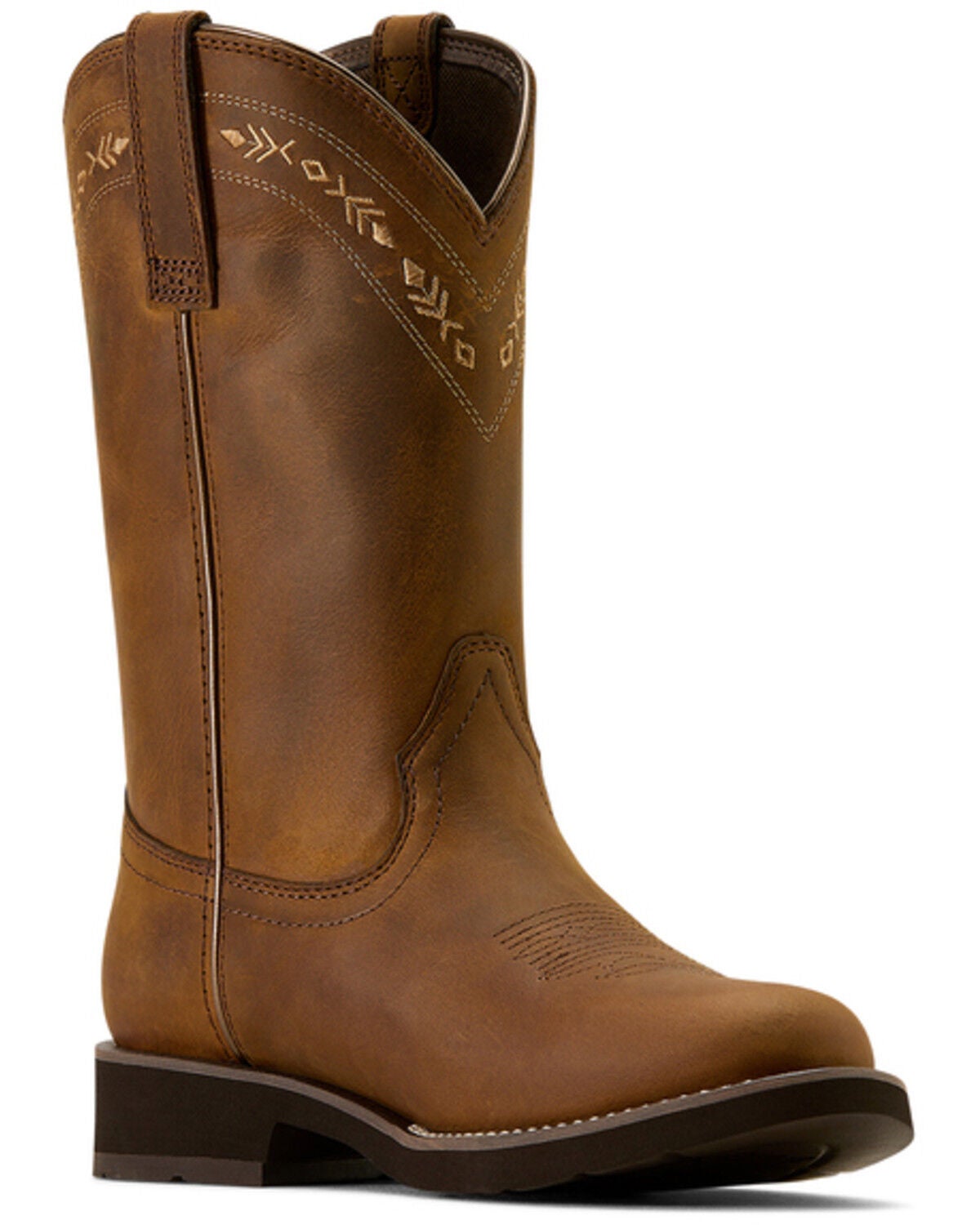 Ariat Women's Kearney Western Performance Boots - Round Toe, Brown, hi-res