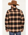 Flag & Anthem Men's Harmon Sherpa Lined Plaid Print Shacket, Brown, hi-res