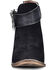 Image #3 - Circle G Women's Buckle Ankle Booties - Round Toe, Black, hi-res