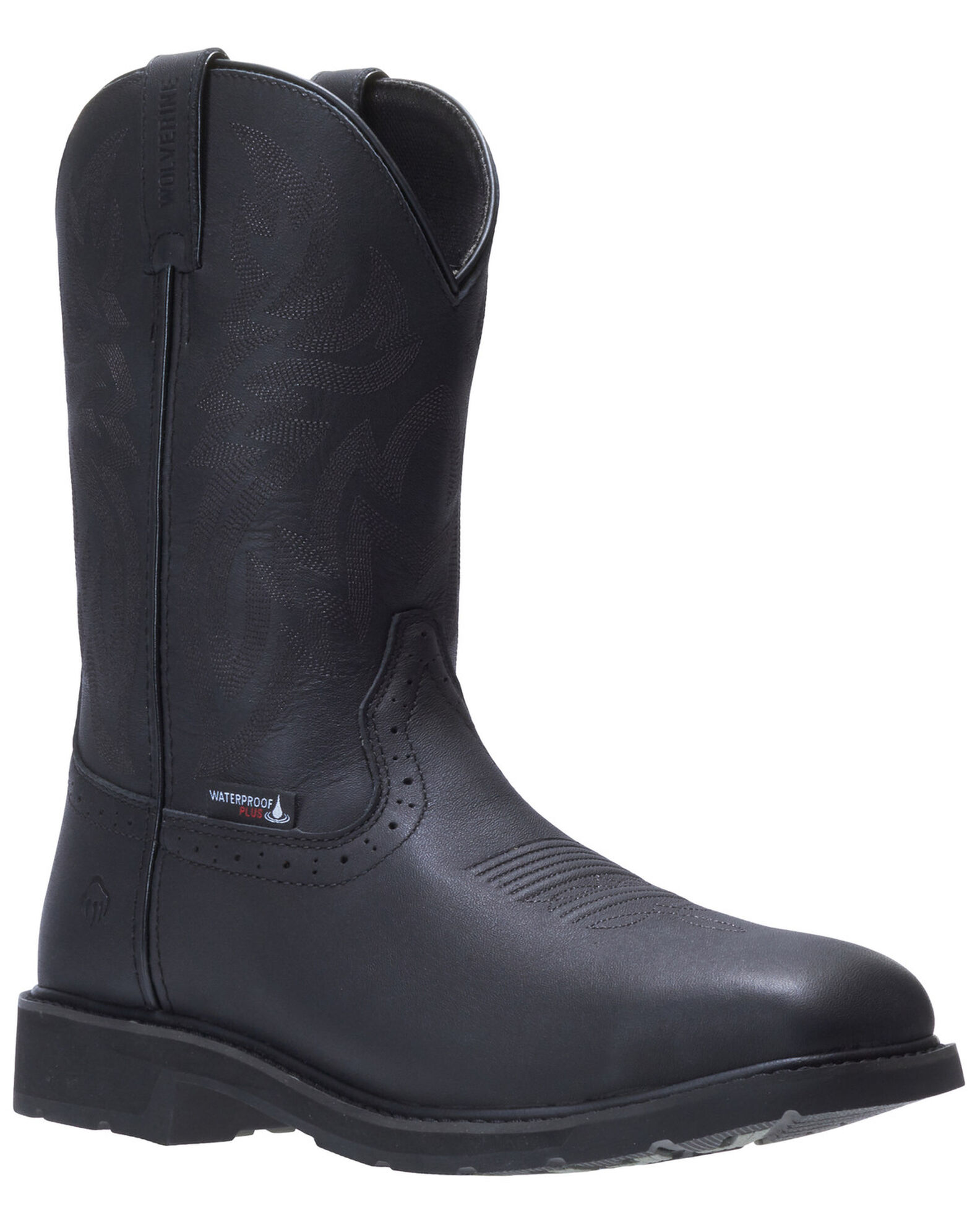 Wolverine cowboy work boots top