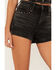 Idyllwind Women's Delrose Drive High Rise Studded Stretch Denim Shorts, Black, hi-res