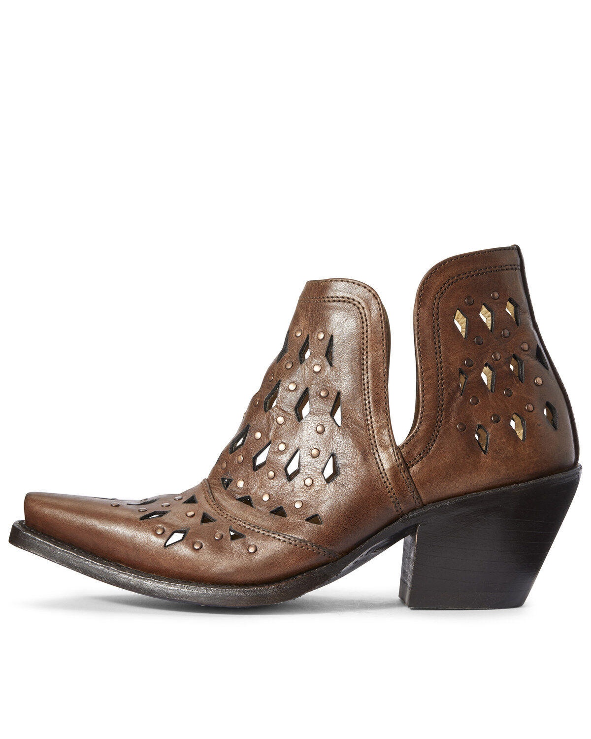Image #2 - Ariat Women's Amber Dixon Studded Fashion Booties - Snip Toe, , hi-res