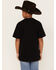 Image #4 - Cody James Boys' Americana Logo Short Sleeve Graphic T-Shirt, Black, hi-res