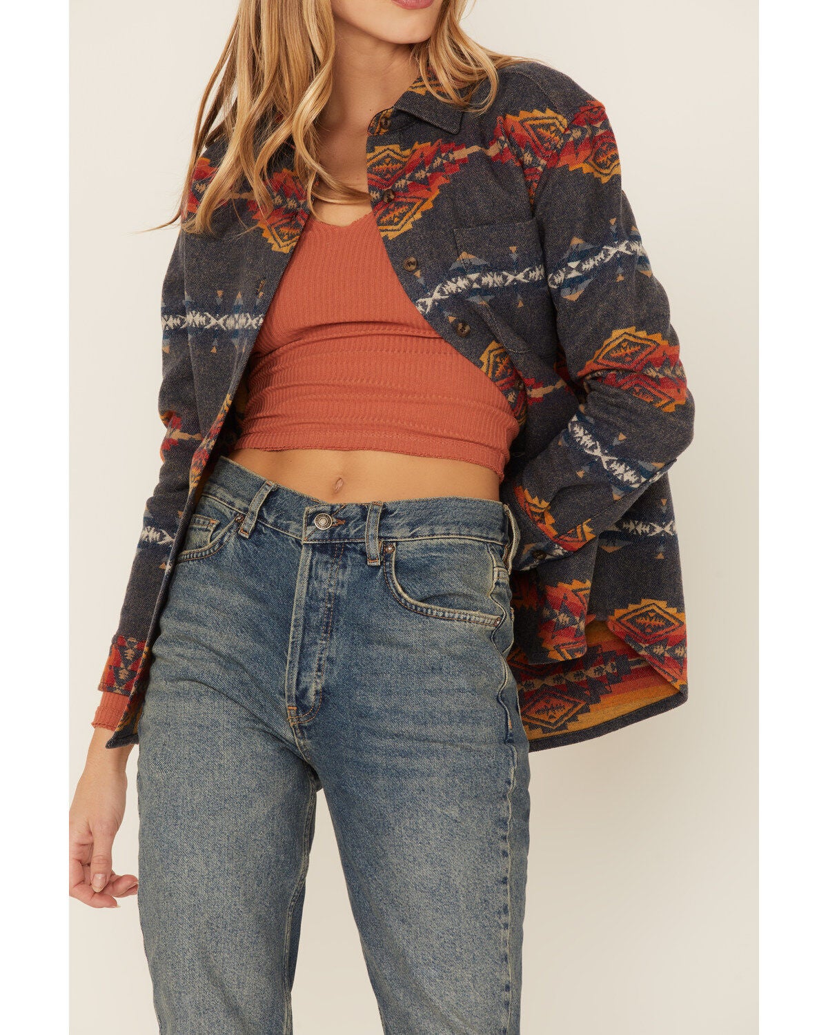 Image #2 - Pendleton Women's Jacquard Lodge Shirt, , hi-res