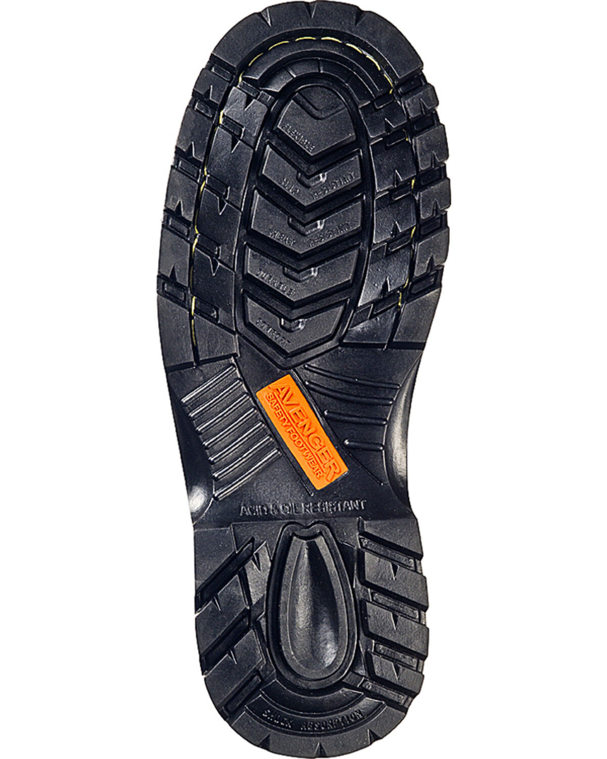 Image #2 - Avenger Men's Steel Toe Puncture and Heat Resistant Lace Up Work Boots, Brown, hi-res