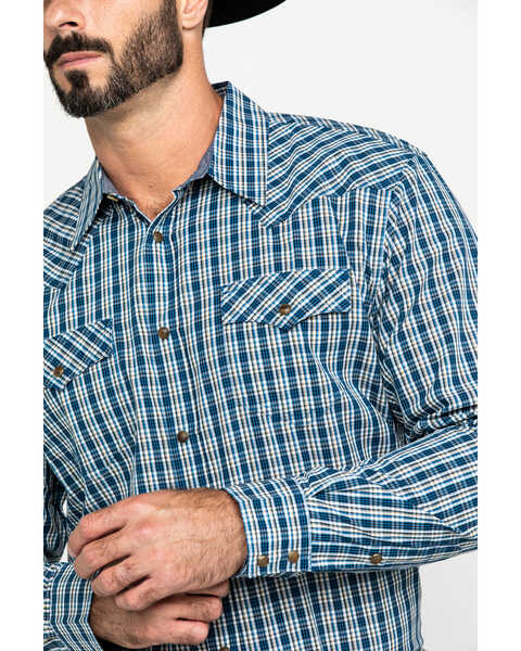 Image #4 - Cody James Men's Harvest Check Plaid Long Sleeve Western Shirt , , hi-res