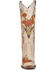 Corral Women's Floral & Deer Embroidered Western Boots - Snip Toe, White, hi-res