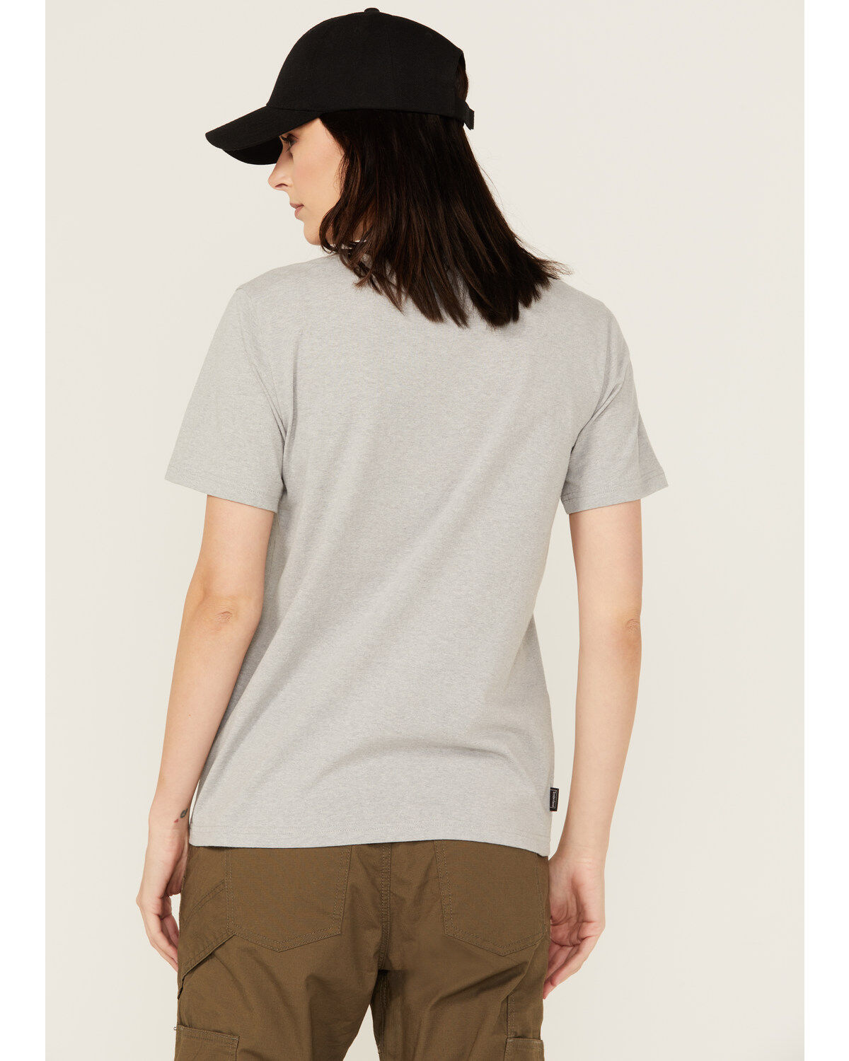 Image #4 - Timberland Pro Women's Cotton Core Short Sleeve Tee, Grey, hi-res