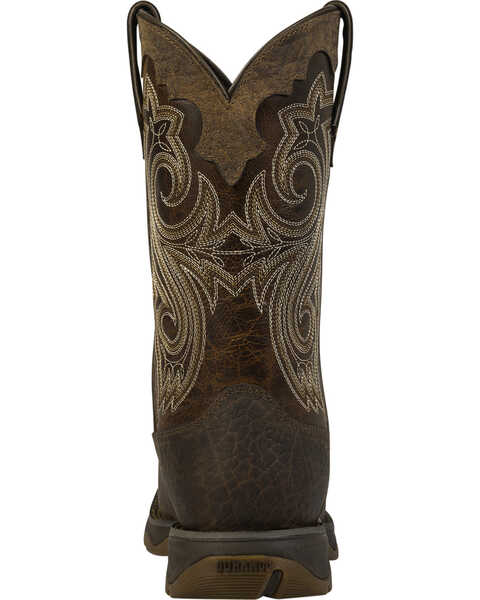Image #7 - Durango Women's Flirtatious Steel Toe Western Boots, Brown, hi-res