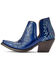 Image #2 - Ariat Women's Dixon Sin City Western Booties - Snip Toe, Blue, hi-res