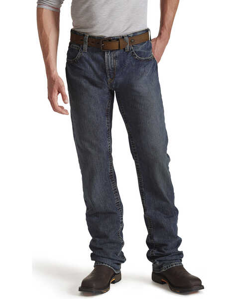 Image #2 - Ariat Men's Flame Resistant M5 Slim Straight Clay Jeans - Big and Tall, , hi-res