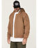 Image #2 - Thorogood Men's Legacy Stone Washed Hooded Bomber Jacket, Heather Grey, hi-res