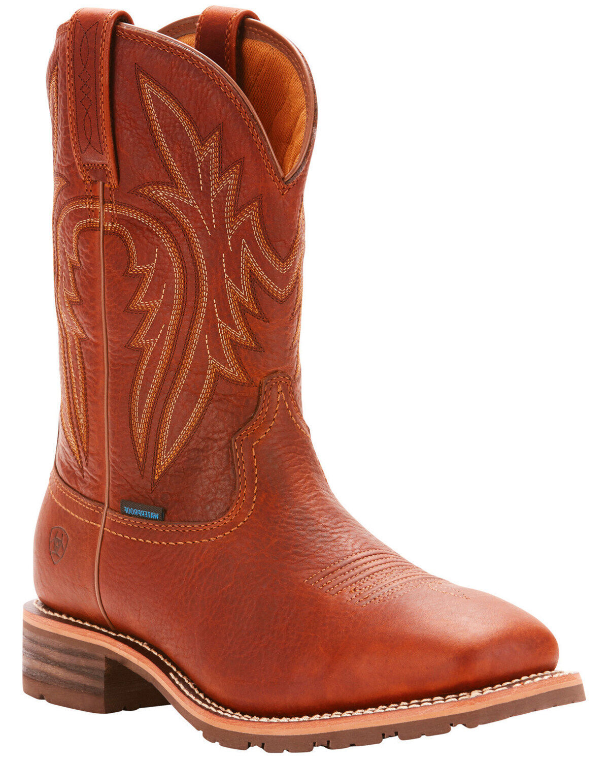 Image #1 - Ariat Men's Hybrid Rancher H20 400G Boots - Square Toe , Brown, hi-res