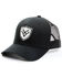 Hawx Men's Shield Logo Patch Mesh-Back Ball Cap , Black, hi-res