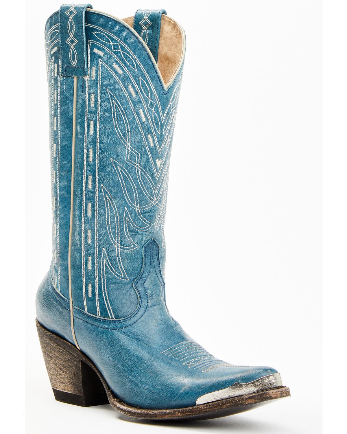 Idyllwind Women's Retro Rock Western Boots - Round Toe, Teal, hi-res