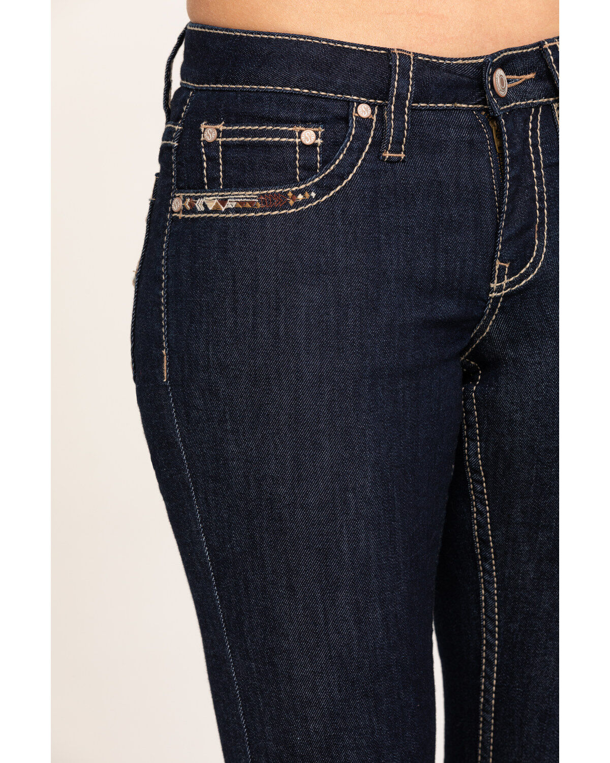 Image #5 - Shyanne Women's Dark Basic Bootcut Jeans, , hi-res