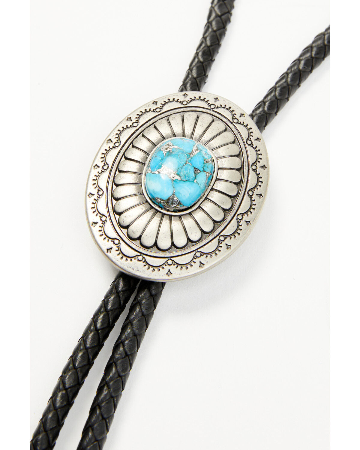 Image #2 - Cody James Colter Concho Bolo Tie, Silver, hi-res