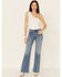 Shyanne Women's Mid-Rise Trouser Riding Jeans, , hi-res