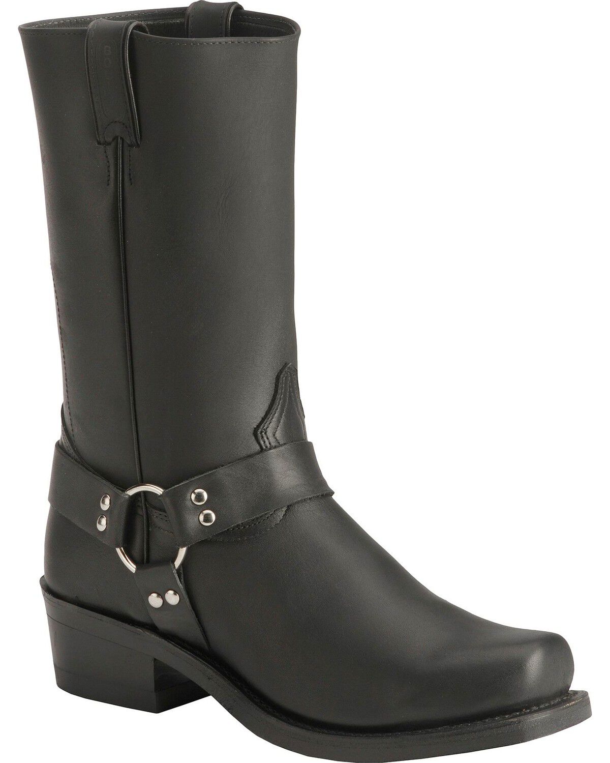Image #1 - Boulet Men's Motorcycle Harness Boots - Square Toe, Black, hi-res