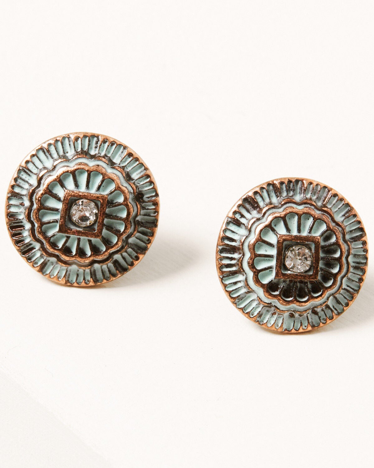 Image #5 - Shyanne Women's Bronze & Turquoise 6-Piece Earrings Set, Rust Copper, hi-res