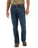 Image #2 - Wrangler Retro Men's 77MWZ Oakdale Slim Bootcut Stretch Denim Jeans, Black, hi-res