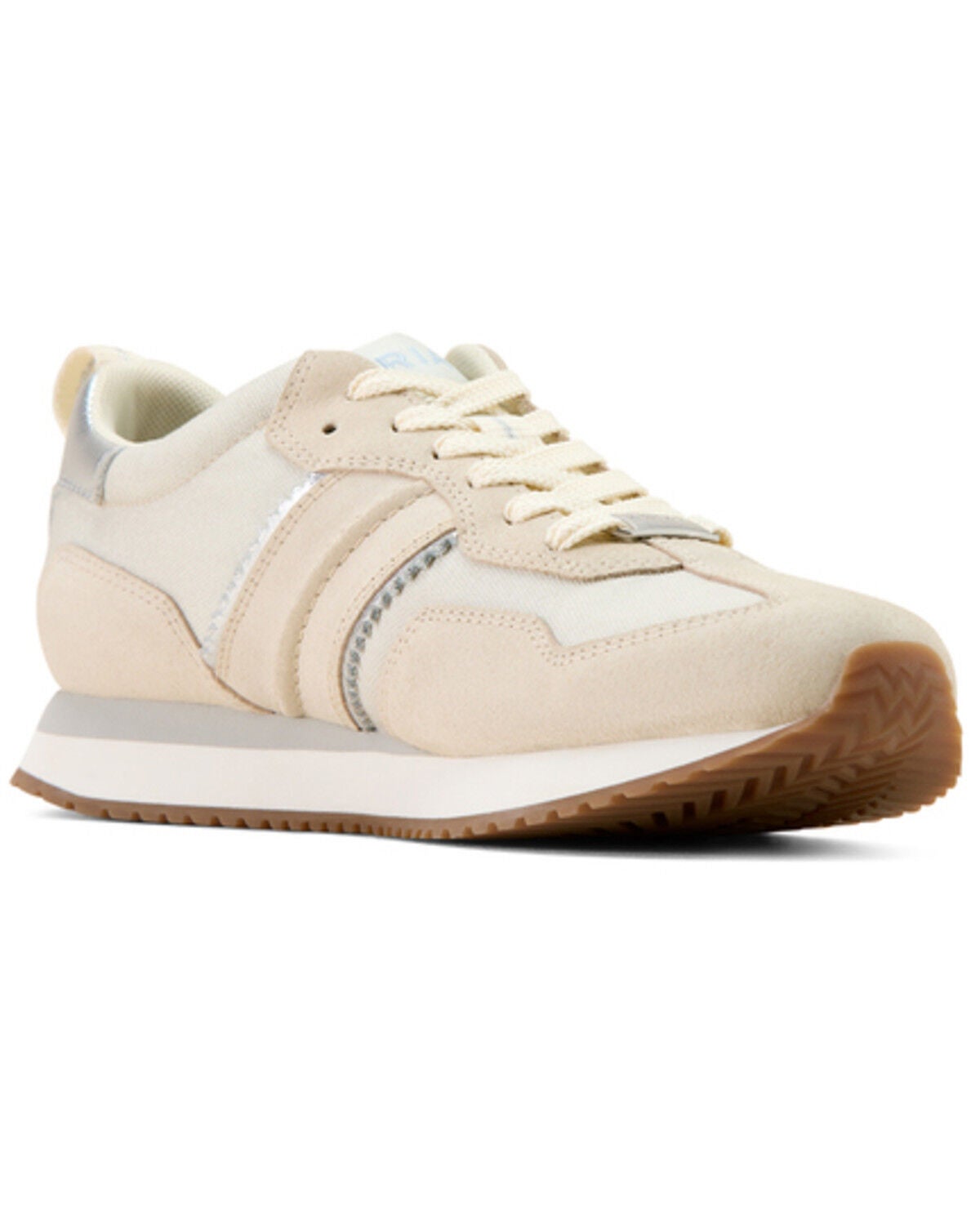 Ariat Women's Ranch Runner Casual Shoes, Cream, hi-res