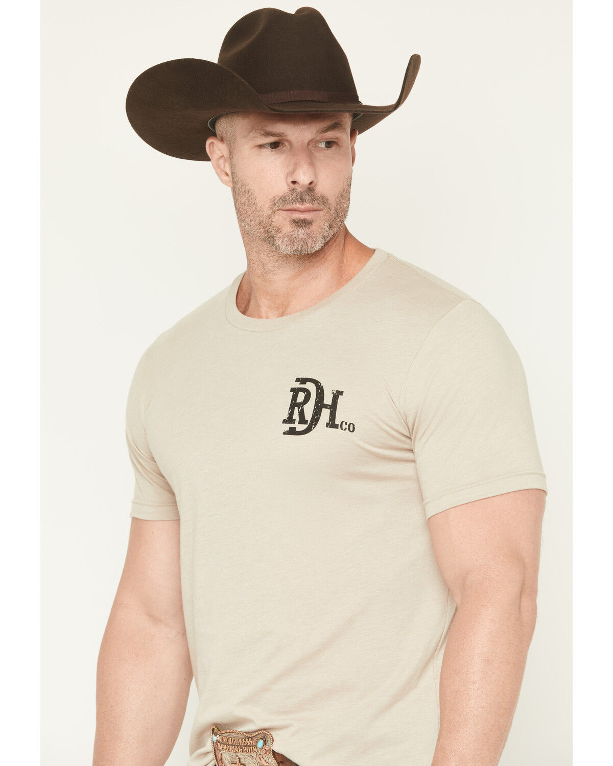 Image #3 - Red Dirt Hat Men's Diamond Cactus Short Sleeve Graphic T-Shirt, Sand, hi-res