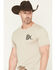 Image #3 - Red Dirt Hat Men's Diamond Cactus Short Sleeve Graphic T-Shirt, Sand, hi-res