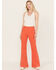 Image #1 - Rolla's Women's East Coast Corduroy Stretch Flare Jeans, Red, hi-res