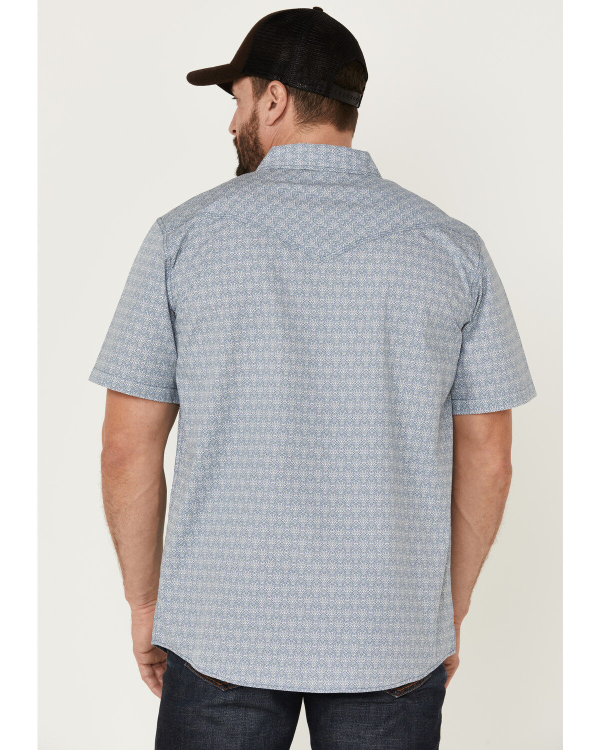 Image #4 - Moonshine Spirit Men's Date Night Print Short Sleeve Snap Western Shirt, , hi-res