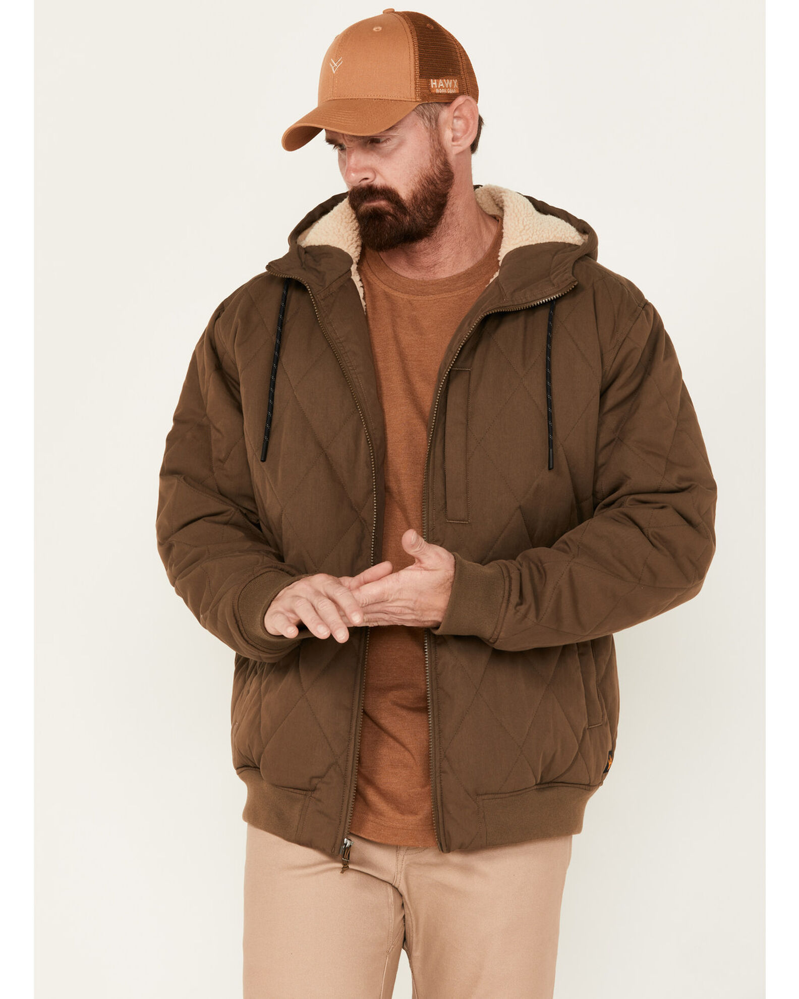 Hawx Men s Quilted Nylon Work Jacket Pueblo Mall