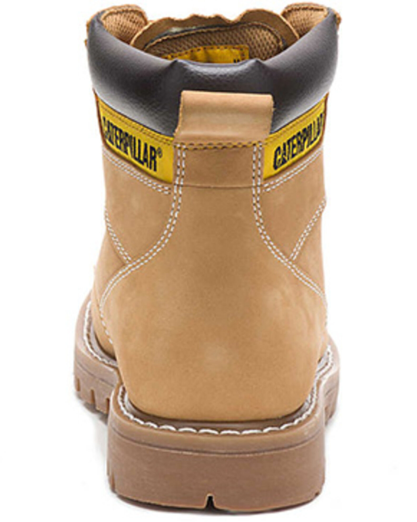 Image #4 - CAT Men's 6" Second Shift Lace-Up Work Boots - Round Toe, Honey, hi-res