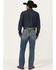 Image #3 - Ariat Men's M2 Medium Wash Relaxed Bootcut Stretch Denim Jeans - Big, Medium Wash, hi-res