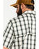 Image #5 - Carhartt Men's Plaid Print Rugged Flex® Rigby Short Sleeve Work Shirt, Grey, hi-res