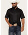 Image #1 - Cinch Men's ARENAFLEX Solid Short Sleeve Polo Shirt, Black, hi-res