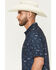 Image #4 - Buckwear Men's Busch Light Repeat Short Sleeve Polo, Navy, hi-res