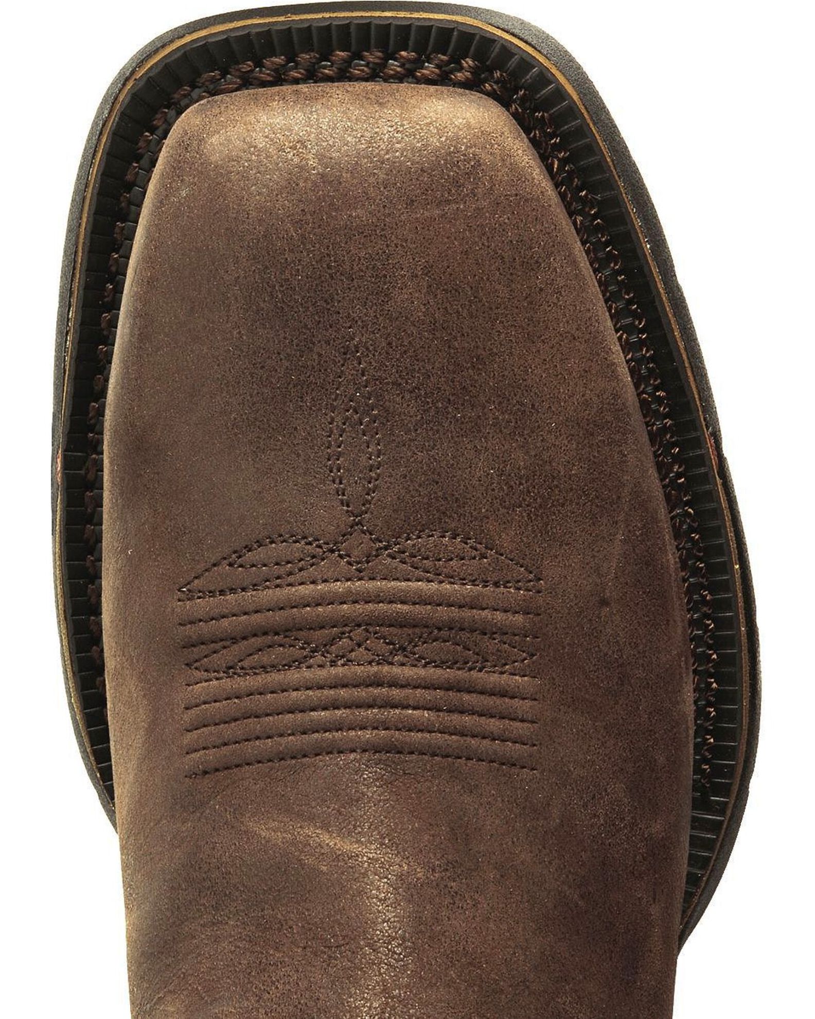 Image #6 - Rocky Men's Long Range Steel Toe Western Boots, Coffee, hi-res
