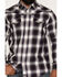 Image #3 - Moonshine Spirit&reg;&nbsp;Men's Trigger Code Plaid Print Long Sleeve Snap Western Shirt, Purple, hi-res