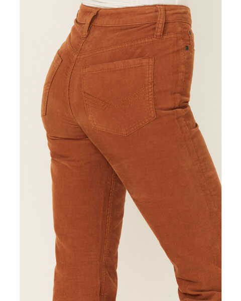 Image #3 - Idyllwind Women's Pecan High Rise Flare Stretch Corduroy Pants, Pecan, hi-res
