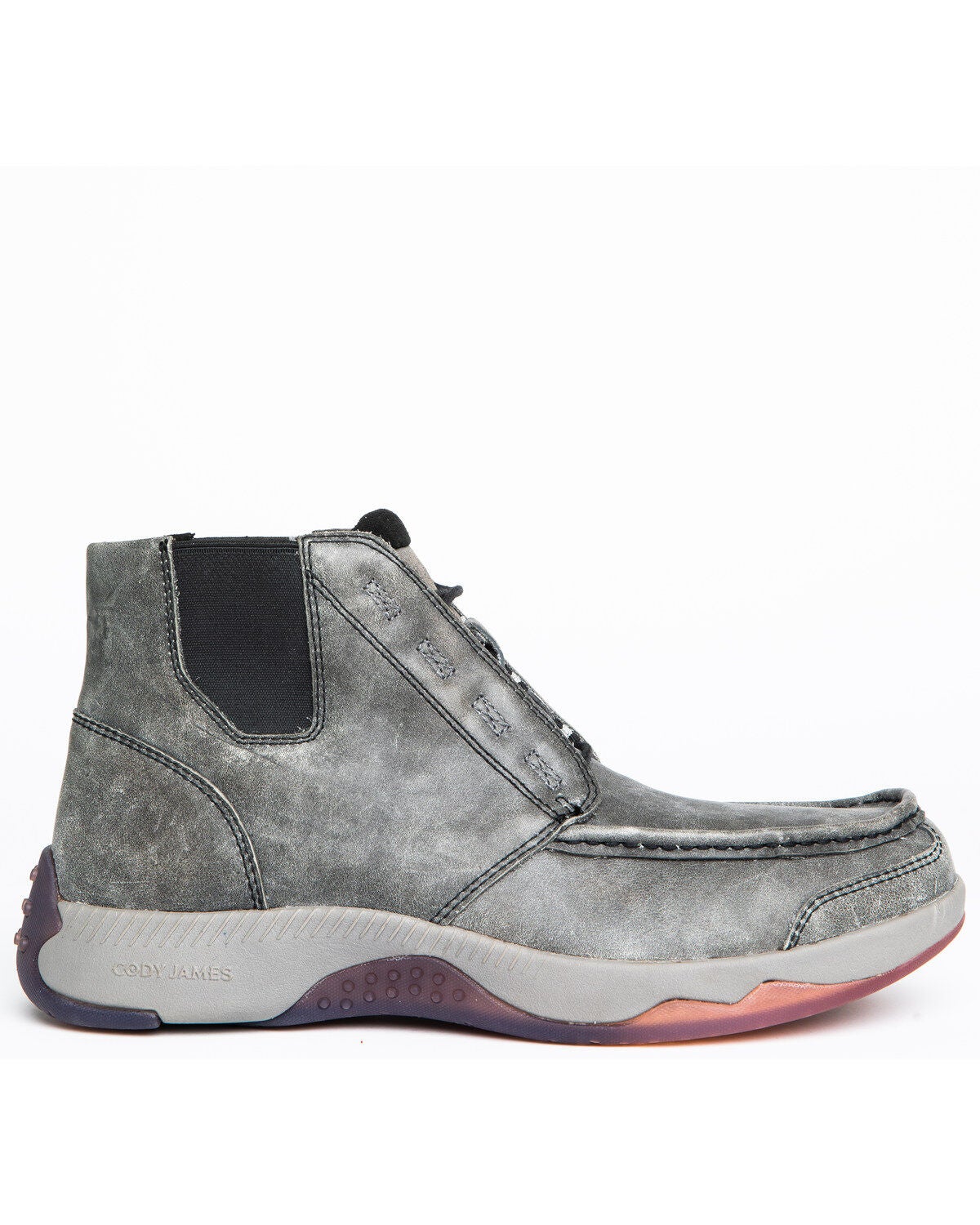 Image #2 - Cody James Men's Chelsea Boots - Moc Toe, , hi-res